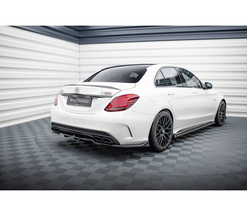 Rear Splitter voor Mercedes Benz C Klasse C63 AMG W205 / S205