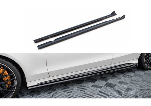 Maxton Design Side Skirts Diffuser for Mercedes Benz C Class C63 AMG W205 / S205