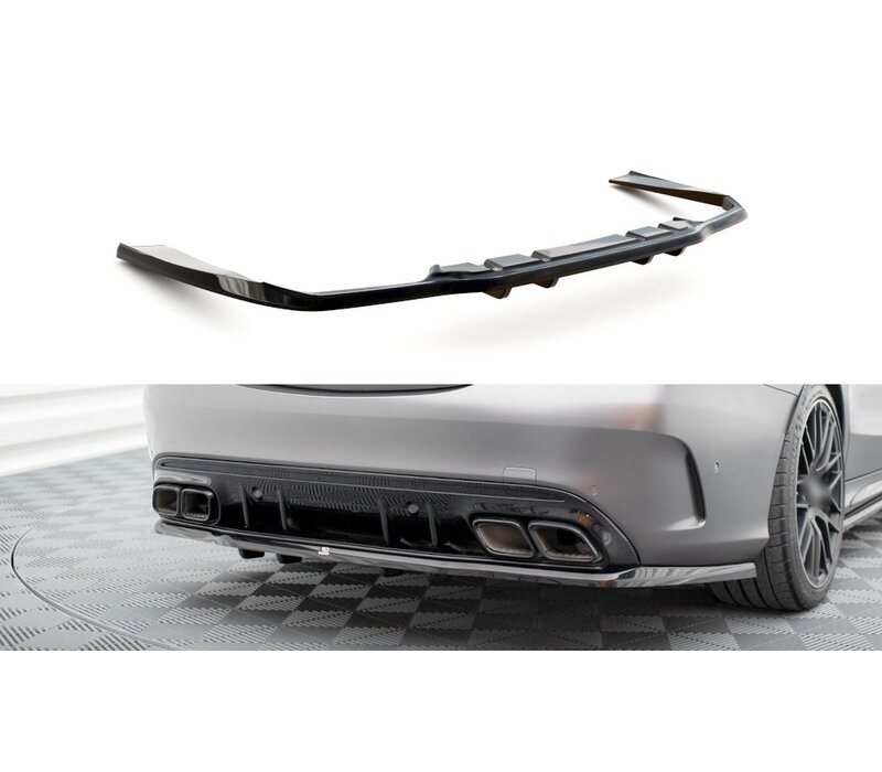 Rear Splitter voor Mercedes Benz C Klasse C63 AMG Facelift W205 / S205