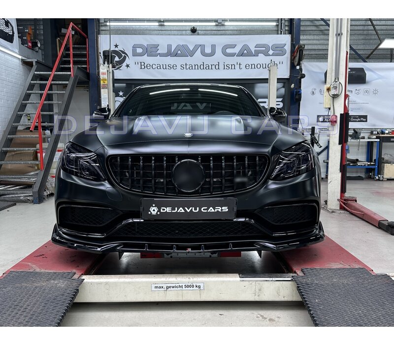 Front Splitter V.2 for Mercedes Benz C Class C63 AMG W205 / S205