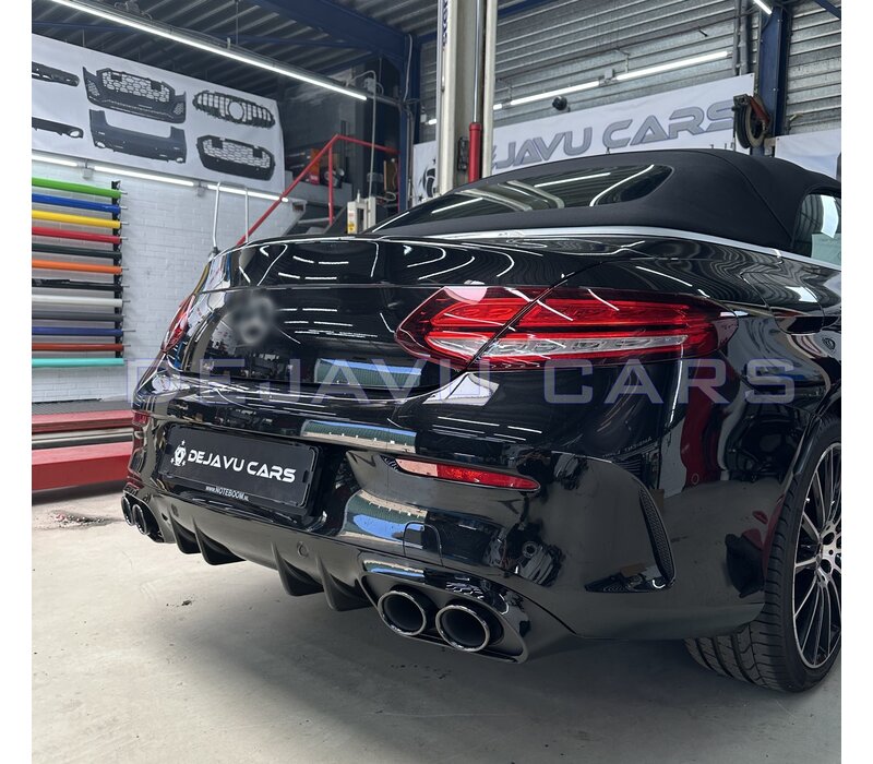 C43 AMG Look Diffuser for Mercedes Benz C Class C205 A205