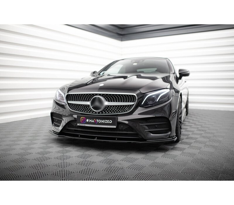 Front splitter V.1 for Mercedes Benz E Class COUPE / CABRIOLET AMG-LINE / 53 AMG