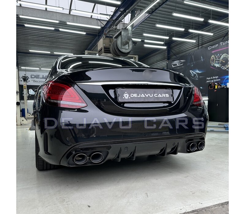 C43 AMG Look Diffuser for Mercedes Benz C Class W205 S205
