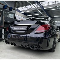 C43 AMG Look Diffusor für Mercedes Benz C Klasse W205 S205