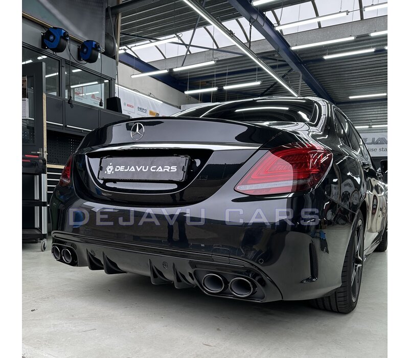 C43 AMG Look Diffusor für Mercedes Benz C Klasse W205 S205