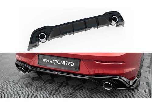 Maxton Design Aggressive Diffuser voor Volkswagen Golf 8 GTE / R line