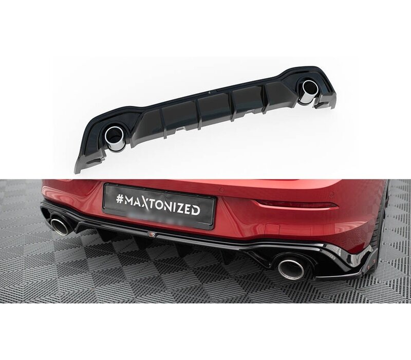 Aggressive GTI Look Diffuser for Volkswagen Golf 8 8.5 GTE / R line