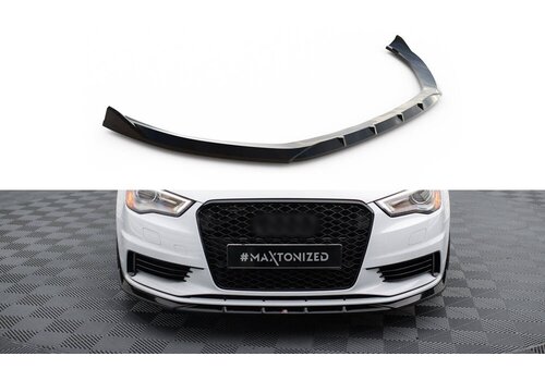 Maxton Design Front splitter voor Audi A3 8V Sedan (Standaard)