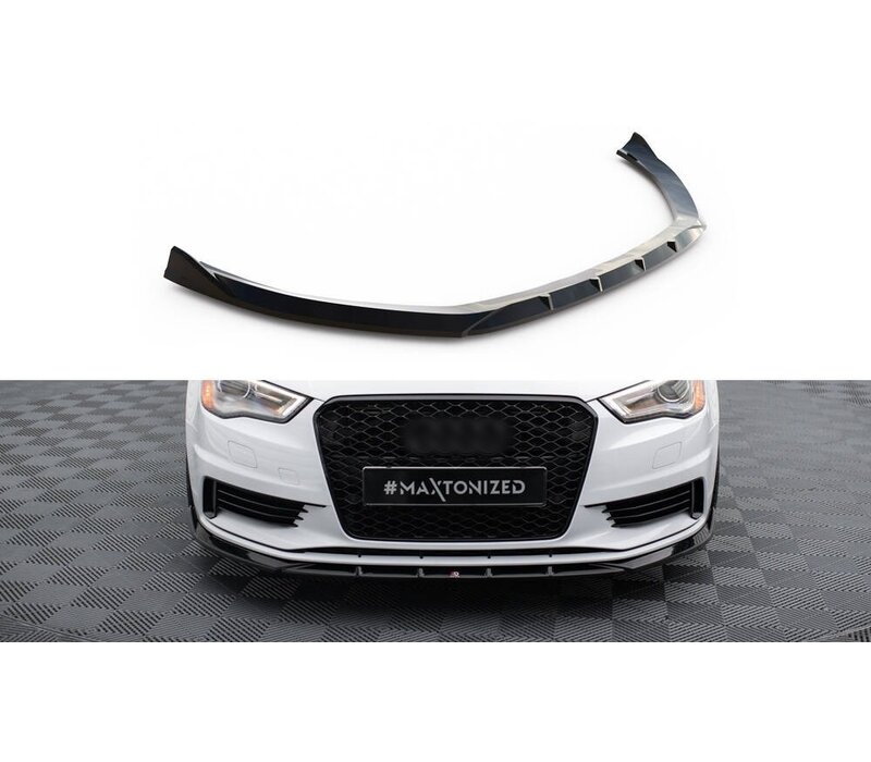Front splitter voor Audi A3 8V Sedan (Standaard)