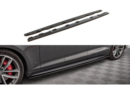 Maxton Design Side Skirts Diffuser for Audi A5 B9 S line Sportback / S5 B9 Sportback