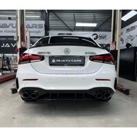 A45 AMG Look Diffuser for Mercedes Benz A-Class V177 Sedan