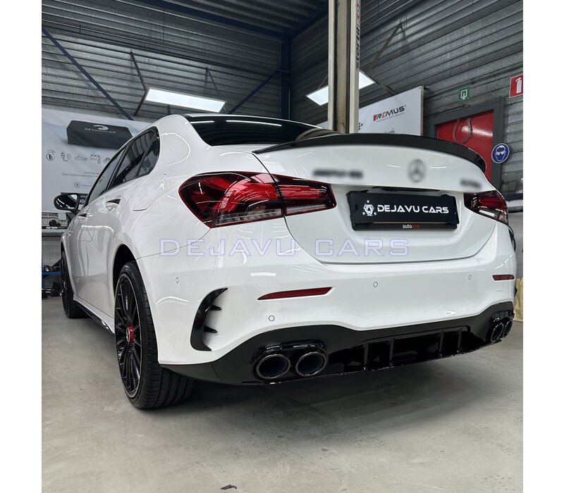 A45 AMG Look Diffuser for Mercedes Benz A-Class V177 Sedan
