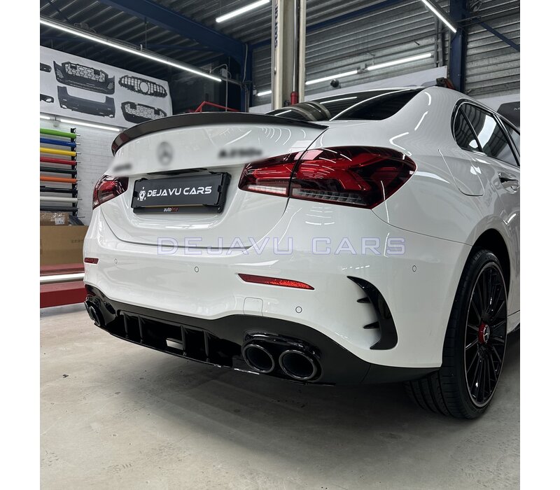 A45 AMG Look Diffuser voor Mercedes Benz A Klasse V177 Sedan