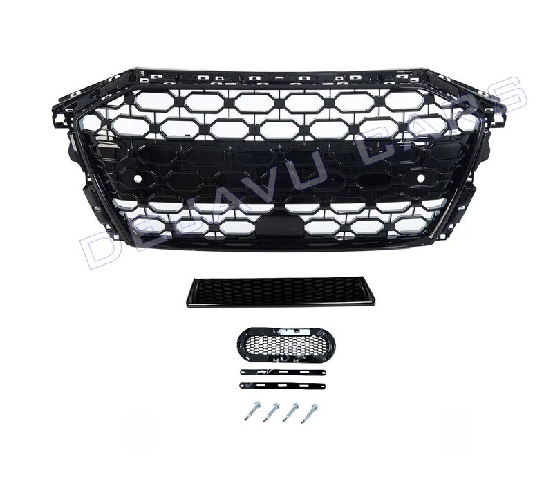 RS3 Look Kühlergrill Black Edition für Audi A3 8Y / S line
