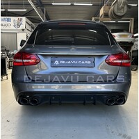 C43 AMG Look Diffuser for Mercedes Benz C Class W205 S205