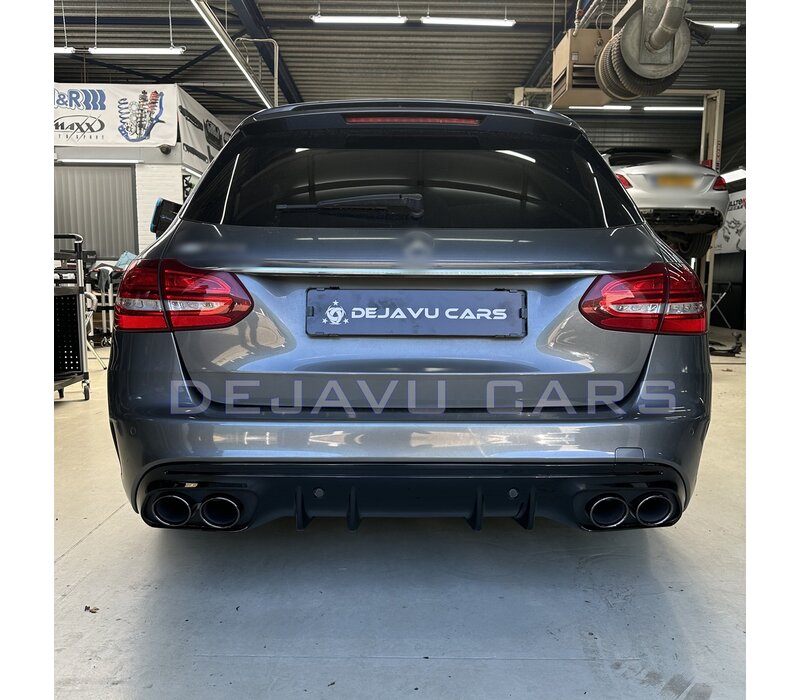 C43 AMG Look Diffusor für Mercedes Benz C Klasse W205 S205