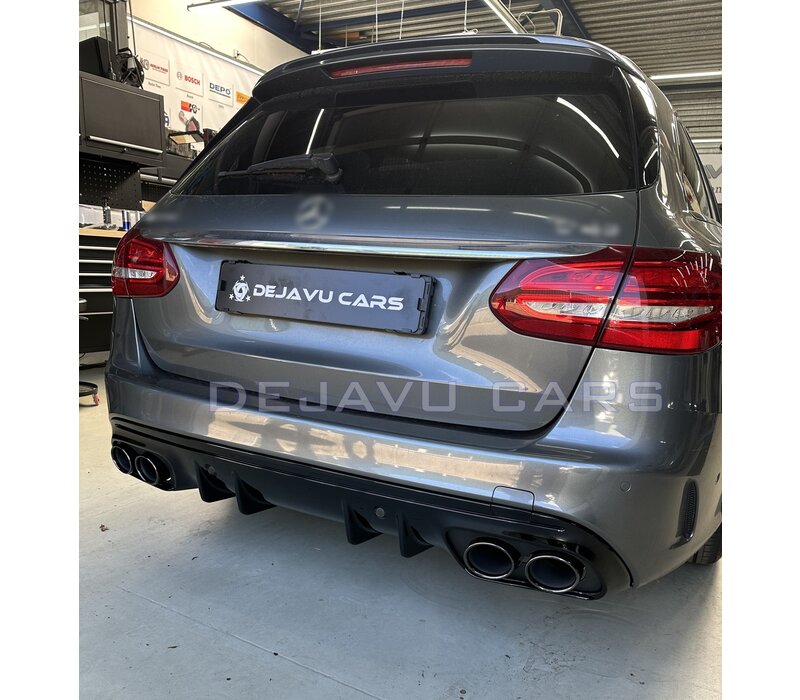 C43 AMG Look Diffusor für Mercedes Benz C Klasse W205 S205