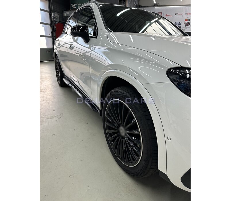 Running boards set Black Edition for Mercedes Benz GLC Class X254 SUV & C254 Coupe