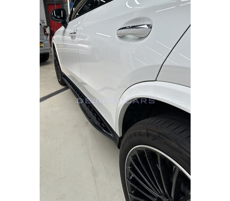 Running boards set Black Edition for Mercedes Benz GLC Class X254 SUV & C254 Coupe
