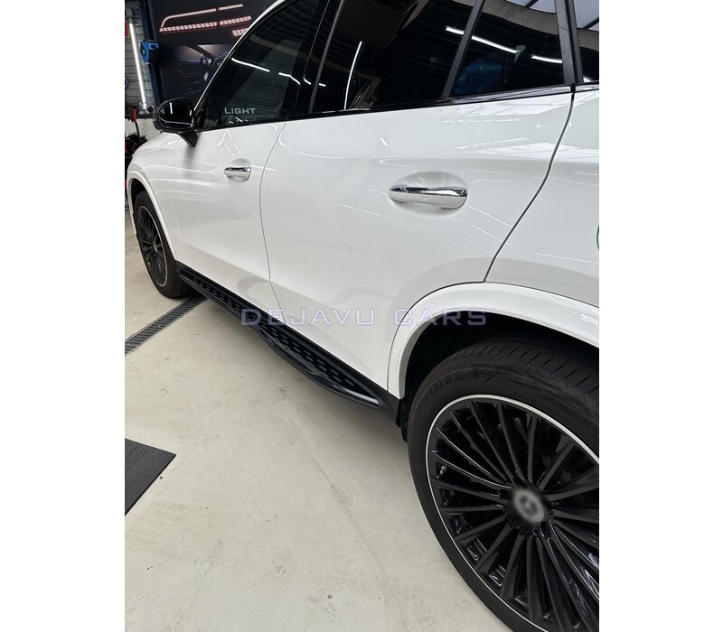 Trittbretter Satz Black Edition für Mercedes Benz GLC Klasse X254 SUV & C254 Coupe