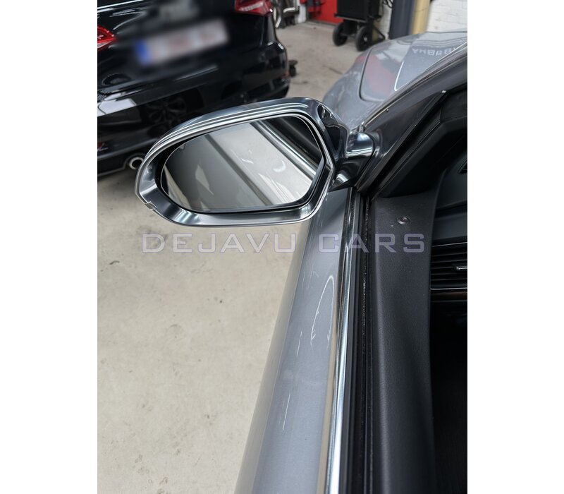 Matt Chrome Spiegelkappen für Audi A6 C7, S6, S line, RS6