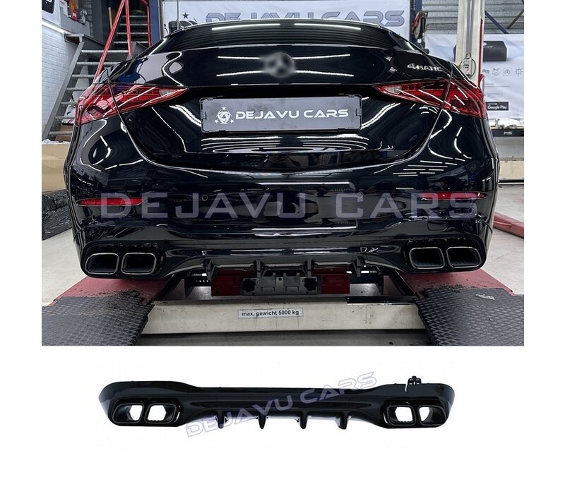 C63 AMG Look Diffuser voor Mercedes Benz C Klasse W206 S206
