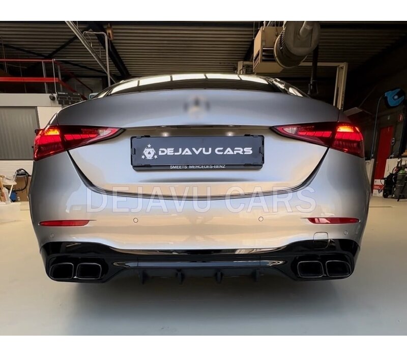 C63 AMG Look Diffuser voor Mercedes Benz C Klasse W206 S206