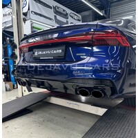 S7 Look Diffusor + Auspuffblenden für Audi A7 C8 S line