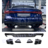 OEM Line ® S7 Look Diffusor + Auspuffblenden für Audi A7 C8 S line