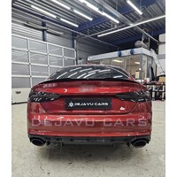 RS5 Look Diffusor Black Edition für Audi A5 B9 F5 S line