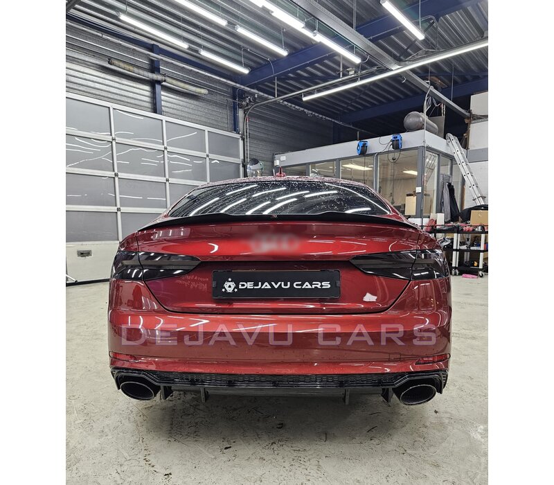 RS5 Look Diffuser Black Edition for Audi A5 B9 F5 S line