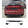 OEM Line ® RS5 Look Diffuser Black Edition voor Audi A5 B9 F5 S line