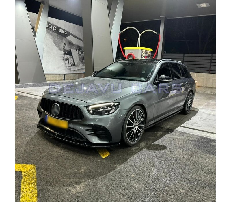 Front splitter V.2 for Mercedes Benz E Class W213 Facelift AMG Line Sedan / Estate