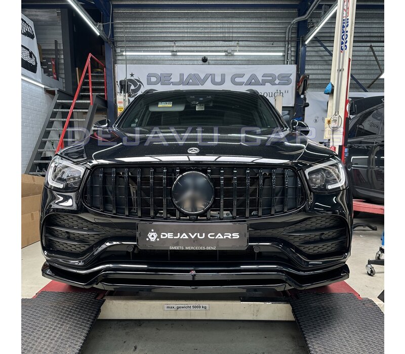 GT-R Panamericana Look Front Grill for Mercedes Benz GLC-Class X253 / C253 Facelift AMG Line