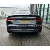 RS5 Look Diffusor Black Edition für Audi A5 B9 F5 S line