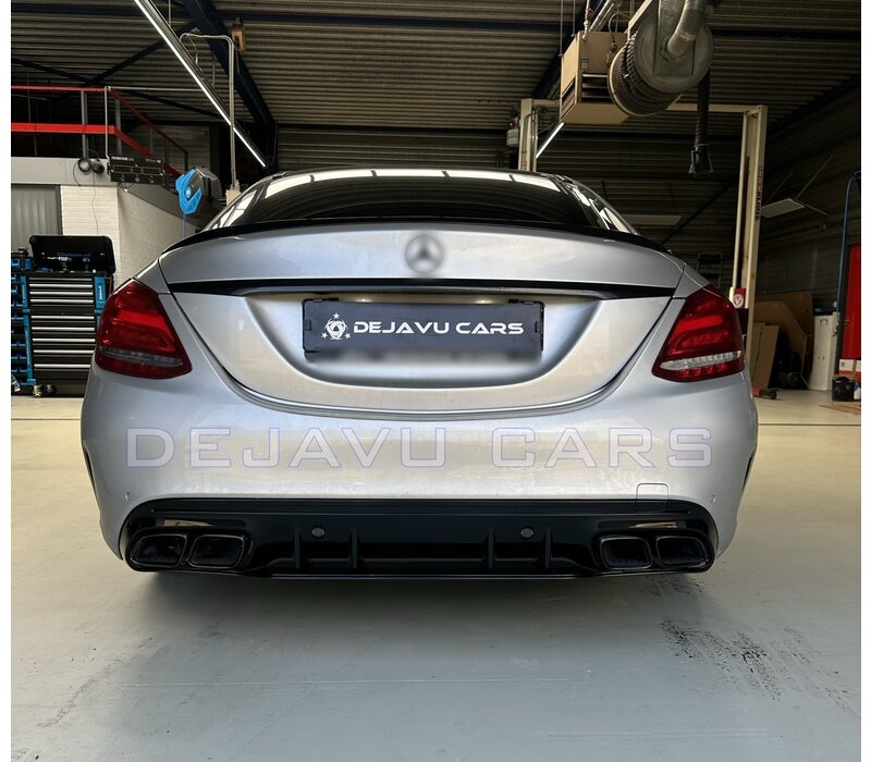 C63 AMG Look Diffuser voor Mercedes Benz C Klasse W205 S205