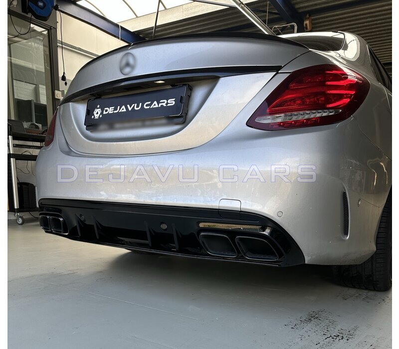 C63 S AMG Look Diffuser for Mercedes Benz C Class W205 / S205