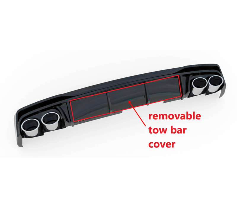 Aggressive Diffuser for Audi A6 C8 S-line / S6 C8