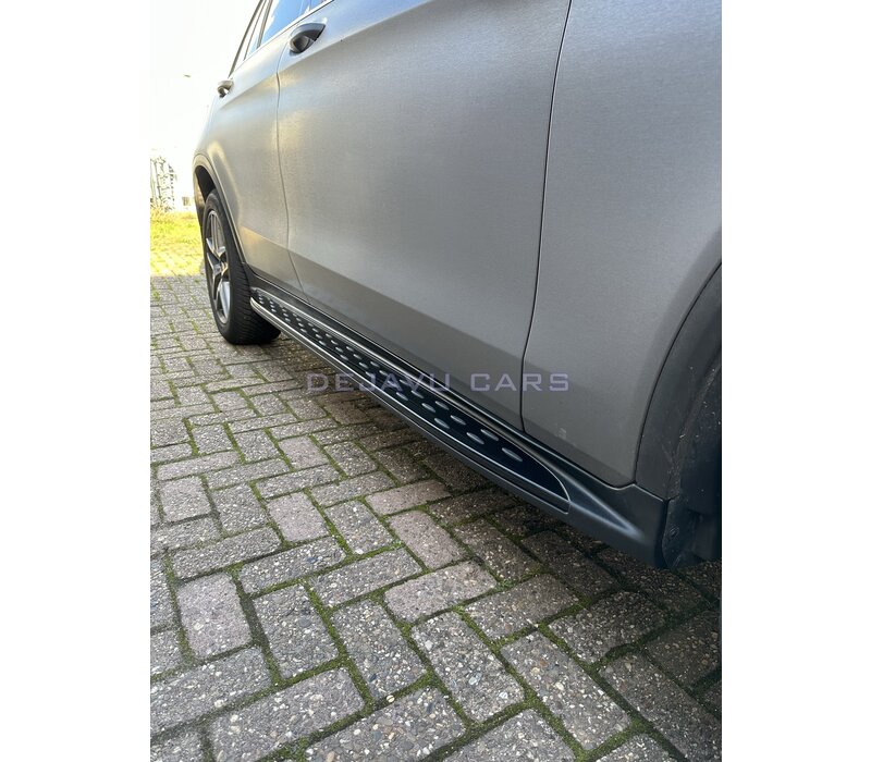 Trittbretter Satz Black Edition für Mercedes Benz GLC Klasse X253 SUV & C253 Coupe