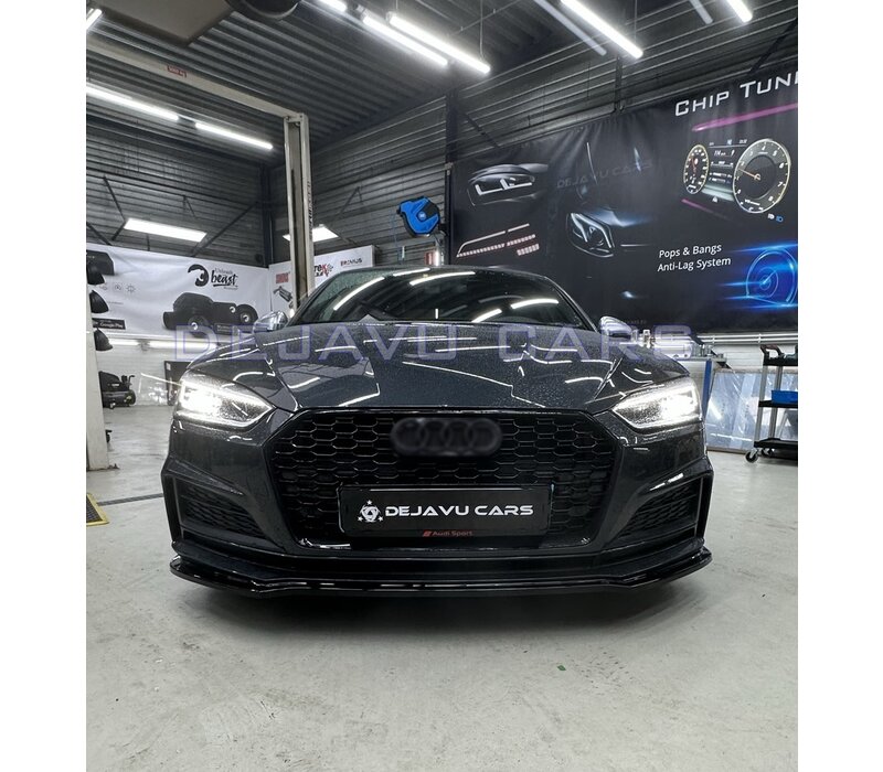 RS5 Look Front Grill Black Edition for Audi A5 B9 / S line / S5