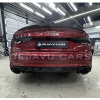 RS5 Look Diffusor Black Edition für Audi A5 B9 F5 S line