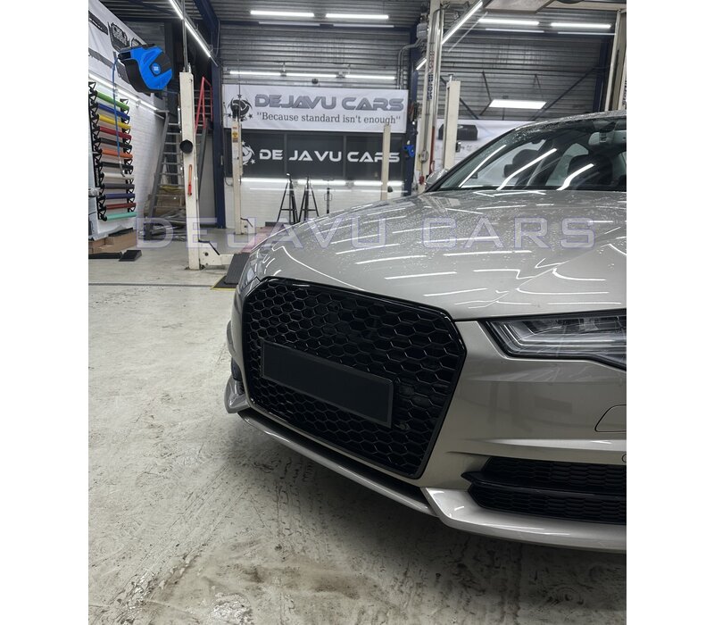 RS6 Look Front Grill voor Audi A6 C7.5 Facelift / S line S6