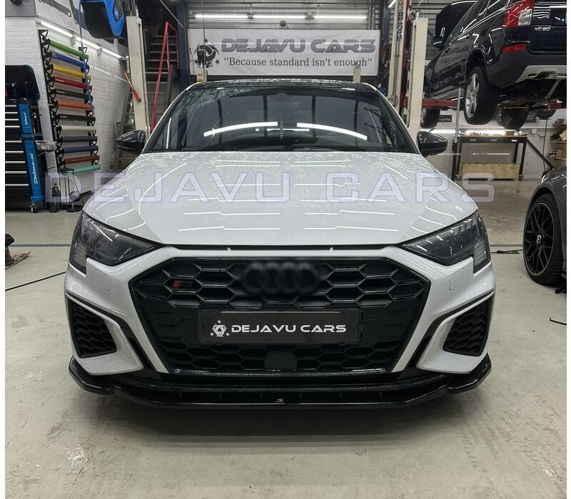 Front Splitter V.4 for Audi S3 8Y / A3 8Y S line