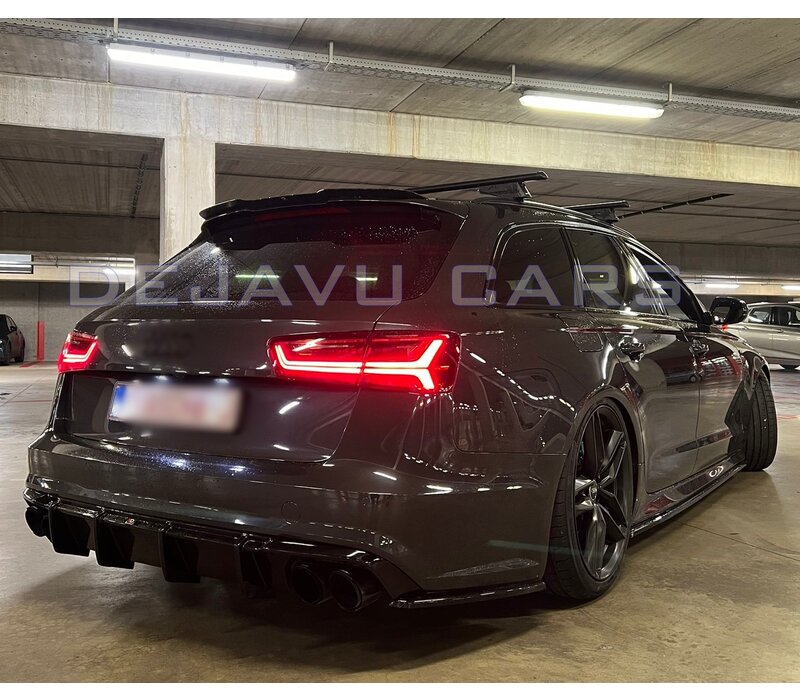 Aggressive Diffuser voor Audi A6 C7.5 Facelift S line / S6 C7.5 Facelift