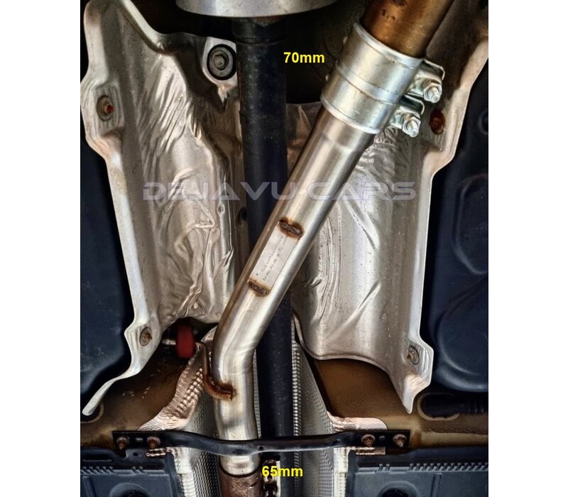 Sport Mittelschalldämpfer Ersatz (Resonator - Delete) für Audi S3 8V & VW Golf 7 R