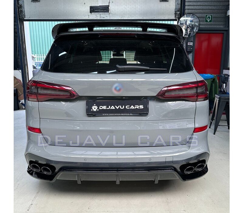 ''Custom'' Sport Dubbele Uitlaat Tips voor BMW X5 G05 M Tech