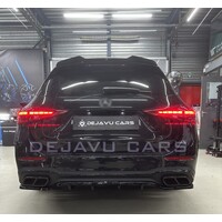 Central Rear Splitter voor Mercedes Benz C Klasse W206