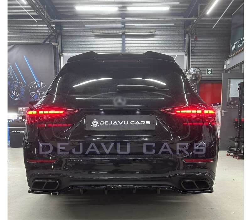 Central Rear Splitter voor Mercedes Benz C Klasse W206