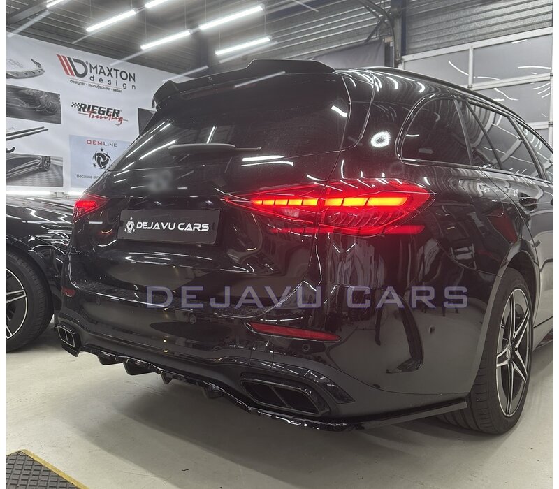 Central Rear Splitter voor Mercedes Benz C Klasse W206