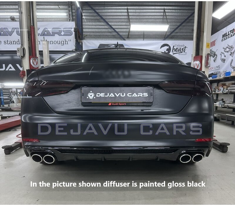 S5 Look Diffuser voor Audi A5 B9 F5 S line